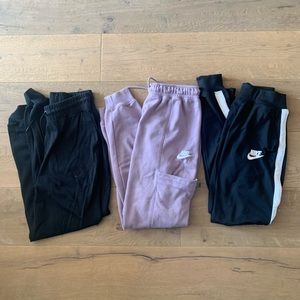 Nike jogger/sweatpant bundle